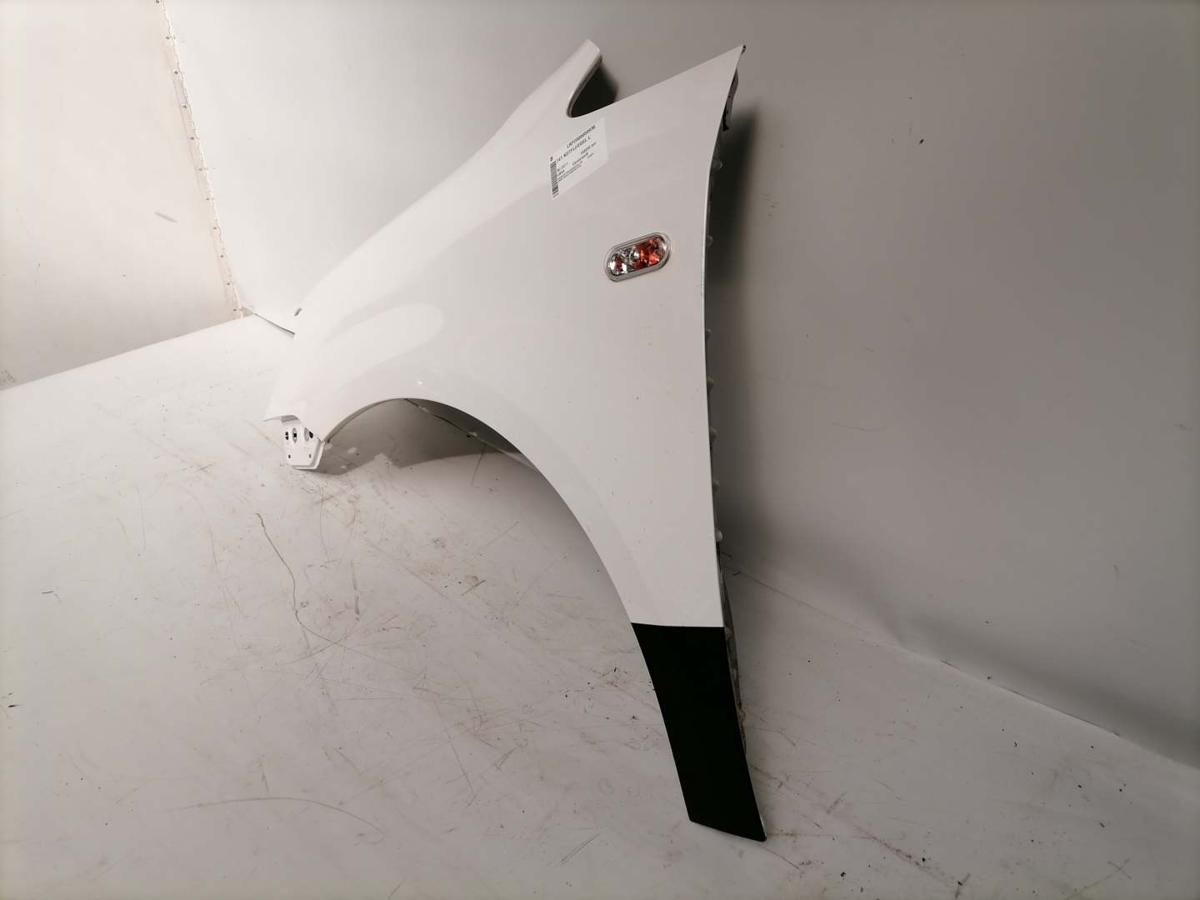 VW Caddy 3 2K original Kotfl&uuml;gel vorn links LB9A Candywei&szlig; Facelift Bj.2011